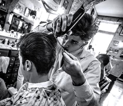 hairdresser cuts