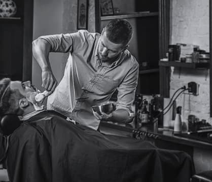 barber shaves